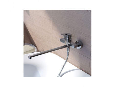 Смеситель для Ванны с Длинным Изливом «Iddis» Spin, Стиль: Классический (SPISBL2i10WA)