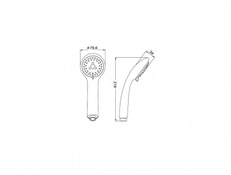 Душевая Лейка «Iddis» Hand Shower, Стиль: Классический (A11031)