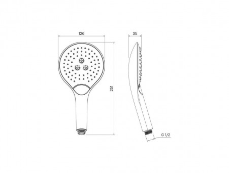 Душевая Лейка «Iddis» Hand Shower, Стиль: Модерн (0903F00i18)