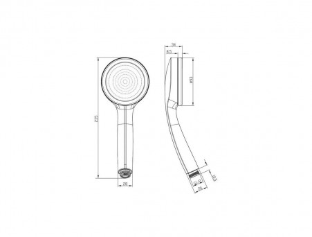 Душевая Лейка «Iddis» SpaHome, Стиль: Модерн (SPA1F00i18)