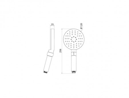 Душевая Лейка «Iddis» Swipe, Стиль: Модерн (SWI3F00i18)