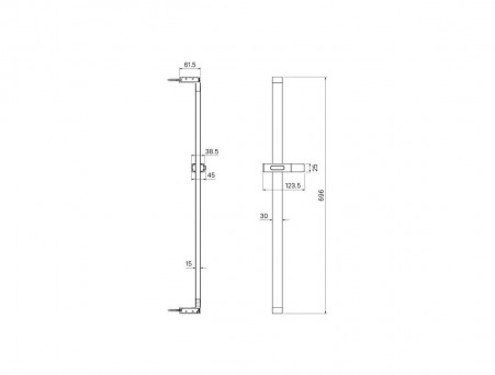 Стойка для Душа «Iddis» Slide, Стиль: Модерн (SLI70BLi17)