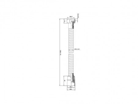Шланг для Душа «Iddis» Shower Hose, Стиль: Ретро (030S15Bi19)