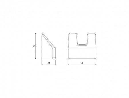 Крючки «Iddis» Slide, Стиль: Модерн (SLIWT20i41)