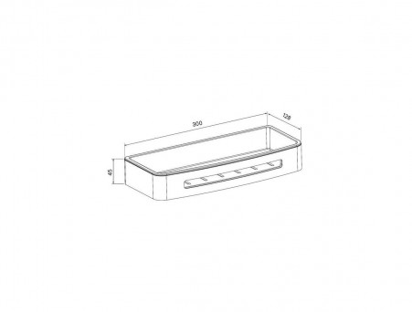 Полка «Iddis» Optima Home, Стиль: Модерн (SHE10SPi44)
