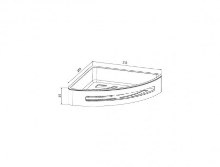 Полка «Iddis» Optima Home, Стиль: Модерн (SHE11SBi44)