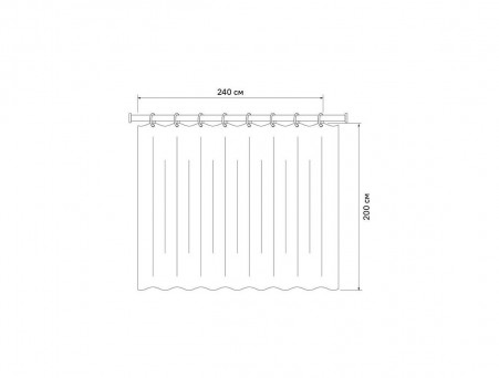 Штора для Ванны «Iddis» Basic, Стиль: Модерн (B45P224i11)