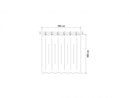 Штора для Ванны «Iddis» Promo, Стиль: Модерн (P28PV11i11)