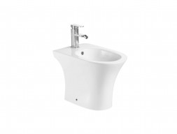 Биде Напольное «Azario» Fretta Round Размер 540х340х400 Мм, Белый