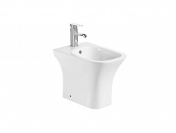 Биде Напольное «Azario» Fretta Square Размер 525х340х400 Белый (AZ1215C)