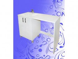 Тумба под Раковину и Стиральную Машину «Андария» №1, Даллас 1200, Левая (Т102 ЛЕВ)