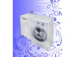 Тумба под Раковину и Стиральную Машину «Андария» №2, Даллас 1200, Левая (Т102/1 ЛЕВ)