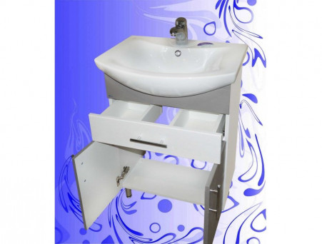 Тумба под Раковину «Андария» №5, Балтика 60, Африканское Лапачо Латте-Милк (Т7 АФ.ЛАП. ЛАТТЕ-МИЛК)