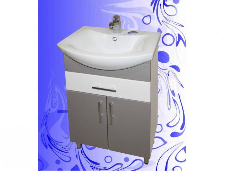 Тумба под Раковину «Андария» №5, Балтика 60, Африканское Лапачо Латте-Милк (Т7 АФ.ЛАП. ЛАТТЕ-МИЛК)