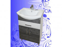 Тумба под Раковину «Андария» №5, Балтика 60, Вяз Каньон Вековой Графит-Айс (Т7 ВЯЗ КАН. ВЕК. ГРФ.-АЙС)