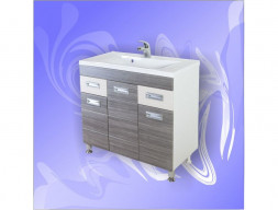 Тумба под Раковину «Андария» №26, Elen 80, Сандал Серый-Cандал Белый (Т59/5 СНД.СЕР/БЕЛ)