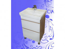 Тумба под Раковину «Андария» №28, Енисей 50, Дуб Сонома (Т120/4.2 ДС)