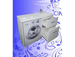 Тумба под Раковину и Стиральную Машину «Андария» №40, Даллас 1200, Правая (Т102/4 ПР)