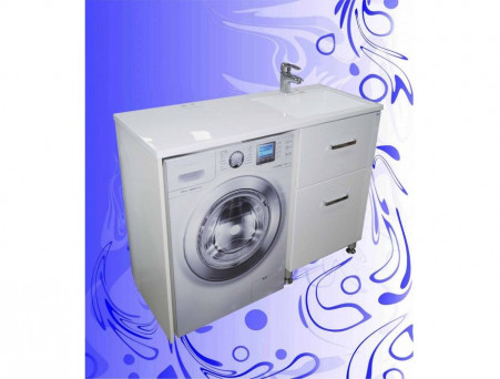 Тумба под Раковину и Стиральную Машину «Андария» №40, Даллас 1200, Правая (Т102/4 ПР)