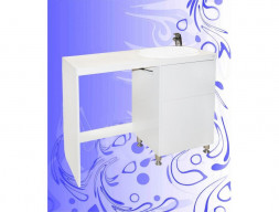 Тумба под Раковину и Стиральную Машину «Андария» №40 Tip-on, Bruks 1200, Люкс, Правая (Т102/4.3 Л ПР)