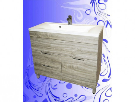 Тумба под Раковину «Андария» №41, Elen 100, Дуб Мелфорд Грей, Левая(Правая) (Т60/19 ДУБ МЕЛФ.ГРЕЙ ЛЕВ.(ПР.))