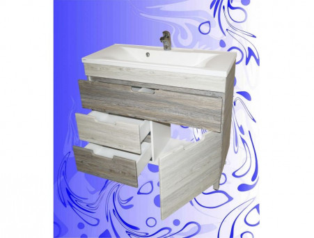 Тумба под Раковину «Андария» №41, Elen 100, Дуб Мелфорд Грей, Левая(Правая) (Т60/19 ДУБ МЕЛФ.ГРЕЙ ЛЕВ.(ПР.))