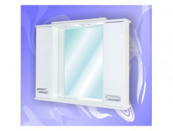 Зеркало-Шкаф для Ванной «Андария» Андреа 2 800, Свет (Ш55 СВ)