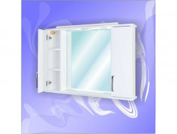 Зеркало-Шкаф для Ванной «Андария» Байкал Фасад 900, Свет (Ш52 Ф СВ)