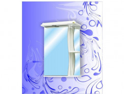 Зеркало-Шкаф для Ванной «Андария» Бриз 550, Левый(Правый), Свет (Ш45 ЛЕВ.СВ. (ПР.))