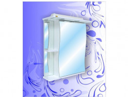 Зеркало-Шкаф для Ванной «Андария» Бриз 650, Левый(Правый), Свет (Ш28 ЛЕВ.СВ. (ПР.))