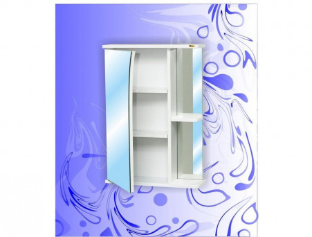 Зеркало-Шкаф для Ванной «Андария» Веер 500, Левый(Правый) (Ш14 ЛЕВ. (ПР.))