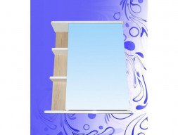 Зеркало-Шкаф для Ванной «Андария» Венера 600, Дуб Вотан, Левый (Правый) (Ш 60 ДВ ЛЕВ. (ПР.))