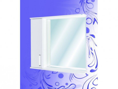 Зеркало-Шкаф для Ванной «Андария» Гамма Фасад 600, Левый(Правый) ручка Галочка (Ш36 Ф ЛЕВ. (ПР.) ГАЛ)