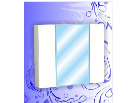 Зеркало-Шкаф для Ванной «Андария» Коралл Фасад 820, Люкс (Ш26 Ф)
