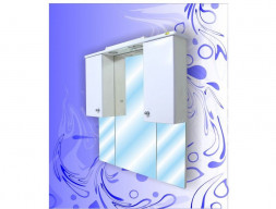 Зеркало-Шкаф для Ванной «Андария» Мираж Фасад 820, Свет (Ш 8 Ф СВ)