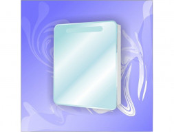 Зеркало-Шкаф для Ванной «Андария» Орион 500, Левый(Правый), Свет (Ш58/1 ЛЕВ.СВ. (ПР.))