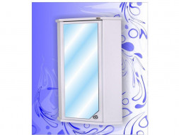 Угловое Зеркало-Шкаф для Ванной «Андария» Сильвер 700x360x360 Зеркало, Левый(Правый) (Ш11 З ЛЕВ. (ПР.))