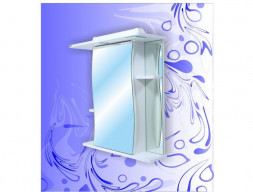 Зеркало-Шкаф для Ванной «Андария» Шторм 650, Свет (Ш27 СВ)