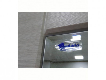 Зеркало в Ванную «Андария» Адель 900 Сандал Белый (З-41 СНД БЕЛ)