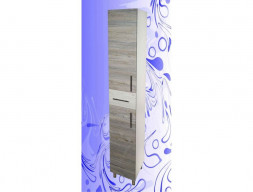 Пенал для Ванной «Андария» №1, 270, Сосна Скания Темная-Светлая, Левый(Правый) (П 3 СОСНА СК.ТЕМН.-СВ. ЛЕВ. (ПР.))