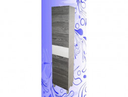 Пенал для Ванной «Андария» №15, 400, Люкс, Вяз Каньон Вековой Графит-Айс, Левый(Правый) (П 1 Б/Р Л ВЯЗ КАН. ВЕК. ГРФ.-АЙС ЛЕВ. (ПР.))