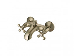 Смеситель для Ванны «BACH» с Коротким Изливом, Двухрычажный (DIBR1030)