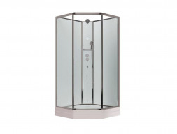 Душевая Кабина «Timo» Premium, Пятиугольная 100x100x222 L/R Без Крыши (ILMA 701)