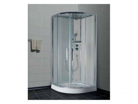 Душевая Кабина «Timo» Premium, Четверть круга 90x90x222 Без Крыши (ILMA 909)