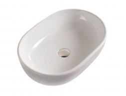Накладная Раковина «Timo» Kulo 60x42 Белая Глянцевая, Овальная (TK-405)