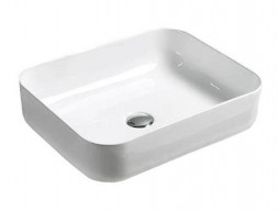 Накладная Раковина «Timo» Soli, Прямоугольная 51x39,5 Белая Глянцевая (TK-305)