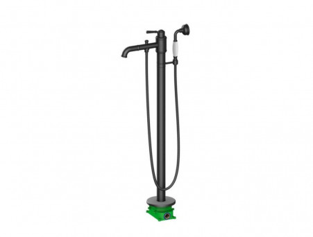 Напольный Cмеситель «Timo» Arisa Черный Матовый (5300/03Y-CR)