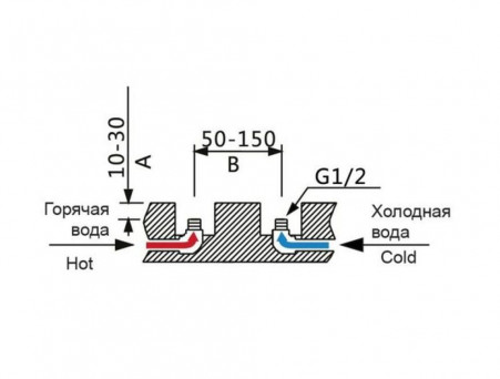 Напольный Cмеситель «Timo» Nelson Черный Матовый (1900/03Y-CR)