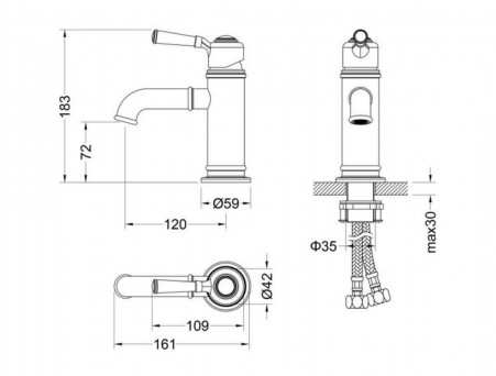 Смеситель «Timo» Arisa для Раковины (5361/02F)