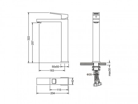 Смеситель «Timo» Briana для Раковины (7111/00F)